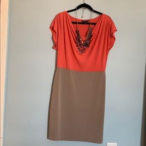 Sharango peach and brown dress size 8
